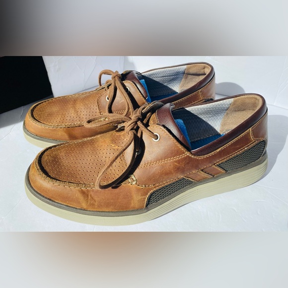 Clarks Mens Un Abode Step, Dark Tan Comfortable,‎ 11 - Picture 1 of 6